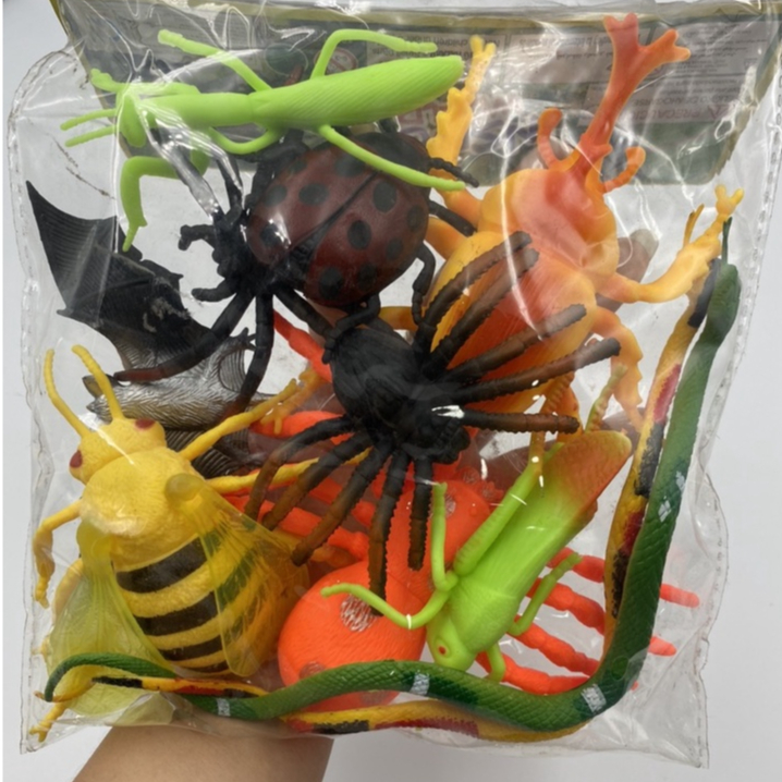 Loại Lớn Bộ đồ chơi mô hình các loài côn trùng đại bằng nhựa - Mô hình động vật cho bé