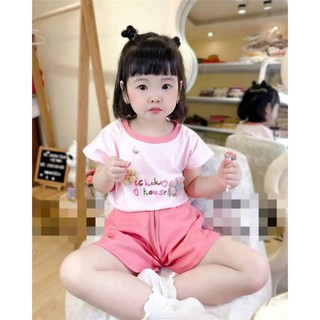 Bộ hoa 2cho bé 8_22kg chất cotton tàu