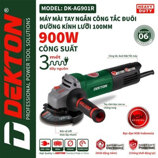 Máy mài , máy cắt sắt dekton dk-ag900r và dk-ag901r 900w 100mm