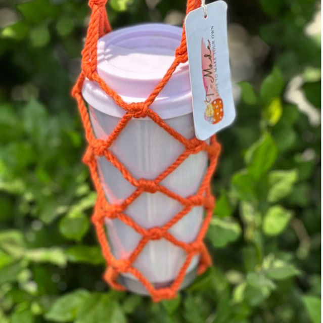 TÚI ĐỰNG BÌNH NƯỚC - CUP HOLDER MACRAME