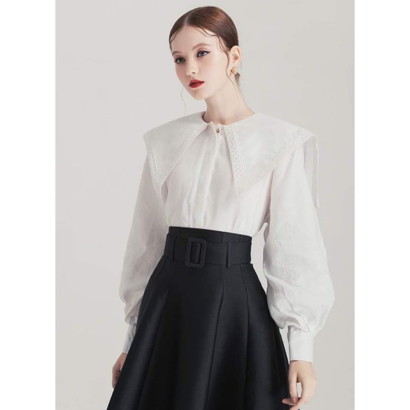 Chân váy xoè dài lưng cao , có đai, siêu đẹp