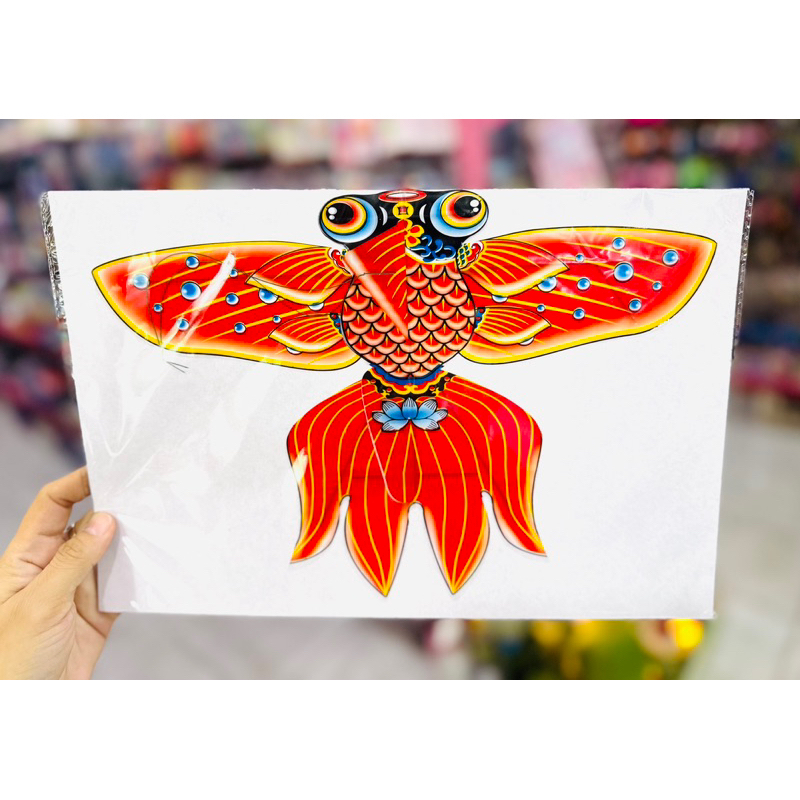 Diều Nhựa Hoạt Hình, Diều Mini Có Cần Câu Điều Khiển Kích Thước 40cm Cho Bé