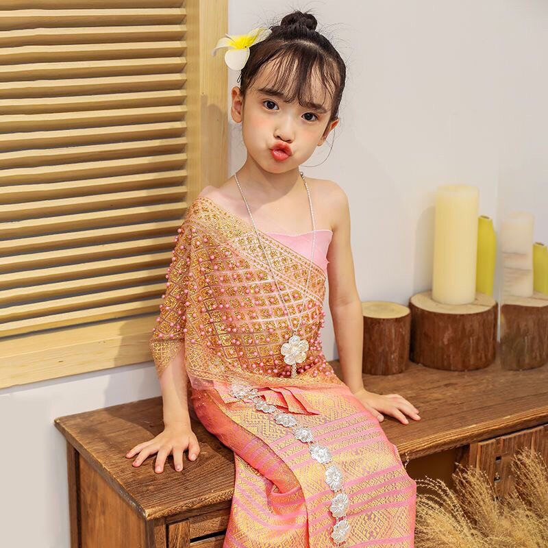 Set Bộ Trang Phục Thái Lan Cho Bé