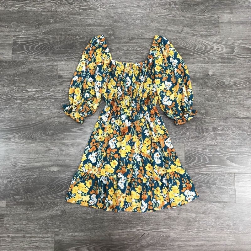 Đầm voan in hoa có bigsize