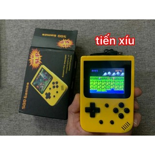 máy điện tử 4 nút cầm tay 500 trò mario contra người rừng , cảnh sát đường phố , contra PXP3
