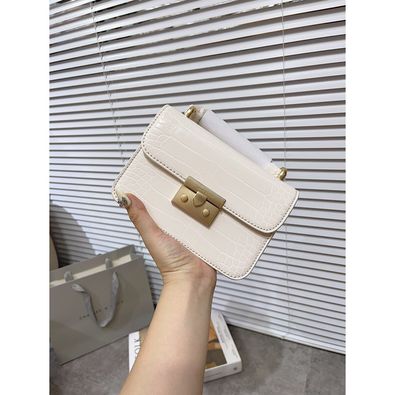 TÚI C.K DA RẮN ĐINH SƯỜN SZ 20CM chuẩn loại 1