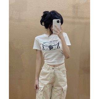 Babytee in hoạ tiết cổ điển ôm dáng - T091