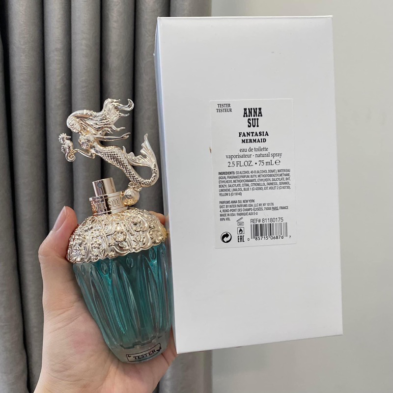 Nước hoa nữ Anna Sui - Fantasia Mermaid 75ml tester