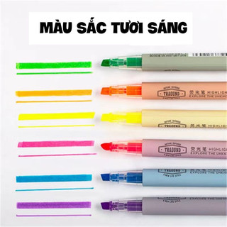 Set bút dạ quang highlight