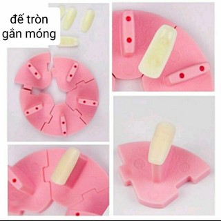 đế gắn móng giả nail - chân nam châm