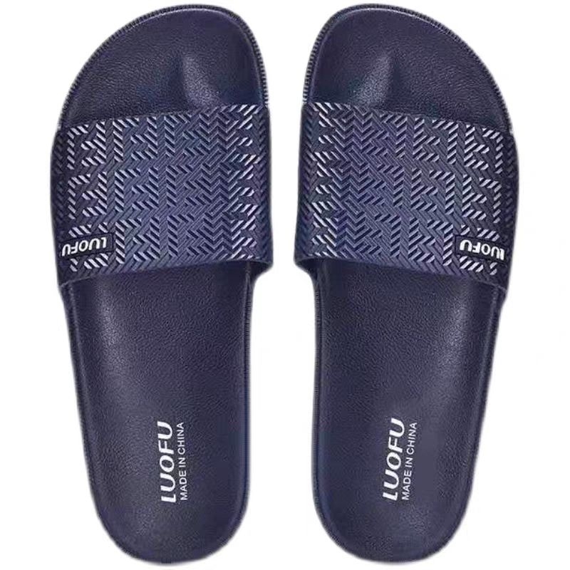 Dép nam đế mềm Luofu quai ngang cao cấp 4 màu