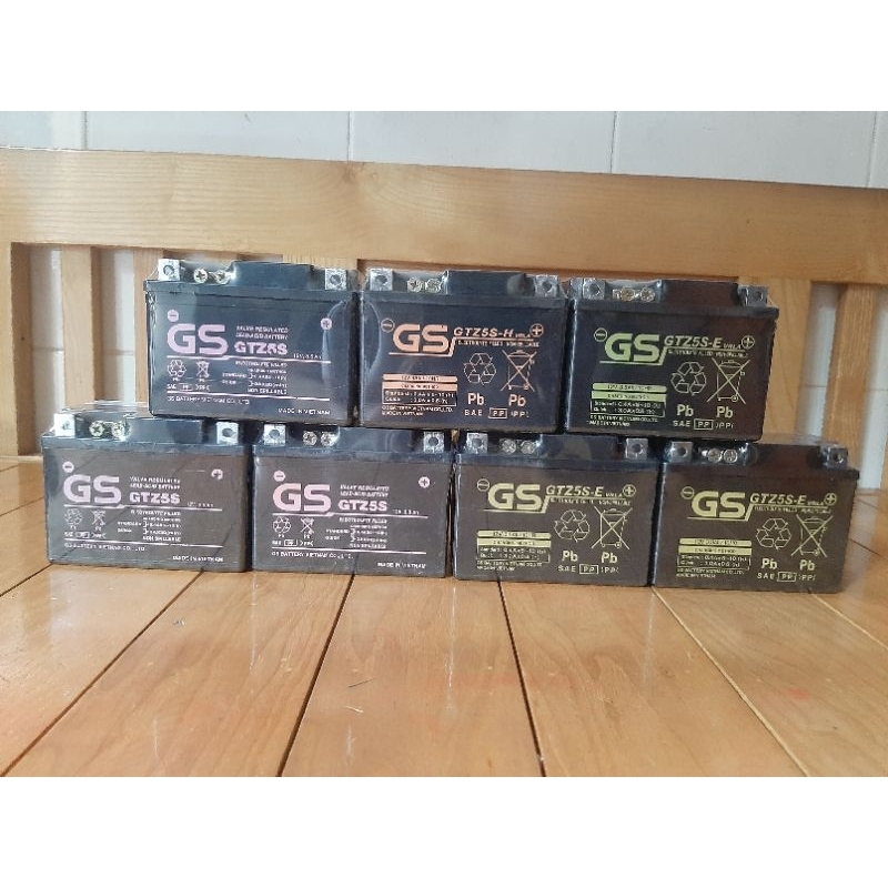 Bình ắc quy khô GS GTZ5S 3,5Ah Wave RS Rsx Rsv S, Nouvo456, Airblade110, Hayate X-Bike SKY Exciter Luvias Cub
