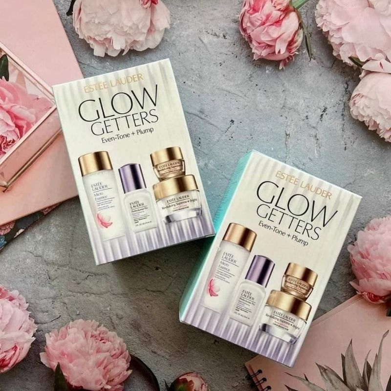 SÉT MINI DƯỠNG DA EL  GLOW GETTERS  4 BƯỚC