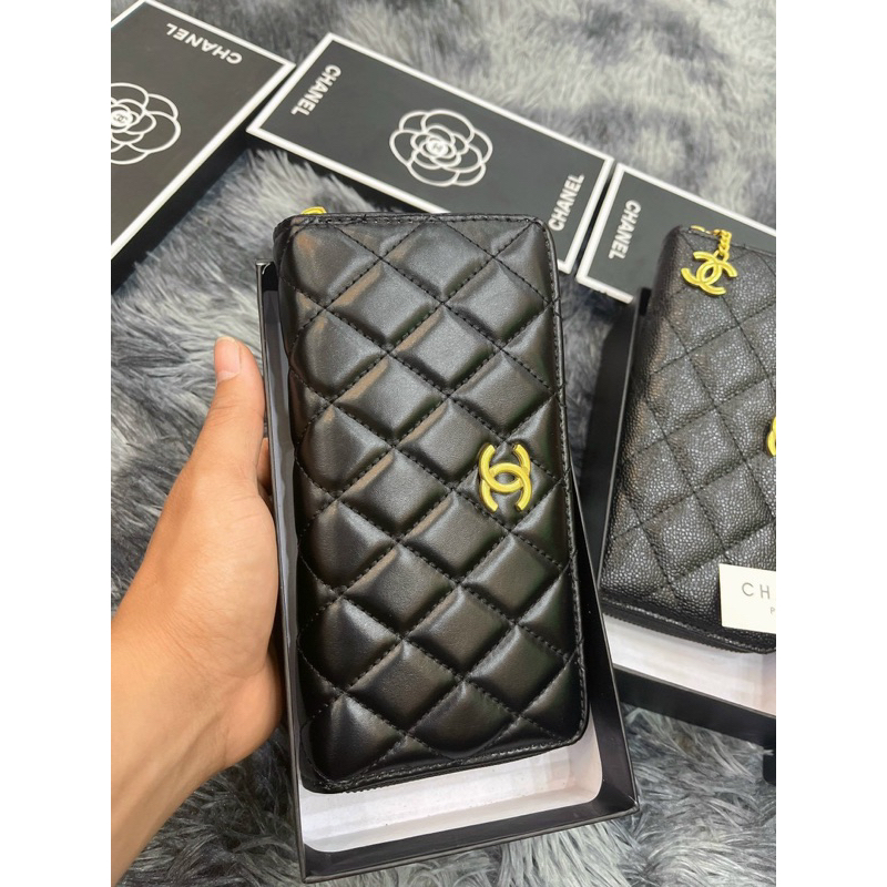 Ví cầm tay chần trám fullbox (hàng đẹp)