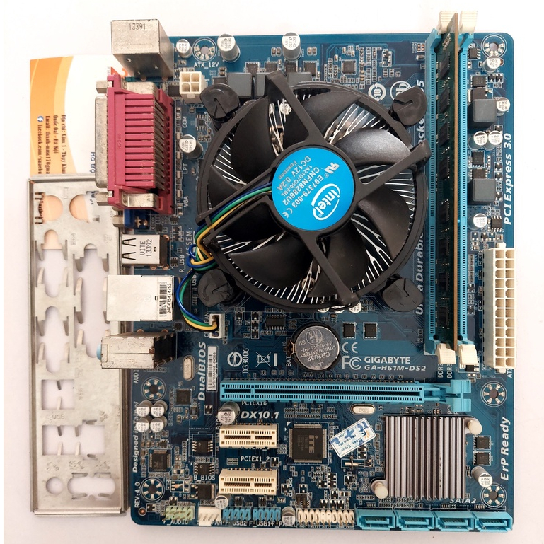 Main Gigabyte H61 + CPU i3 3220 + Ram 8GB DDR3 Bus 1600