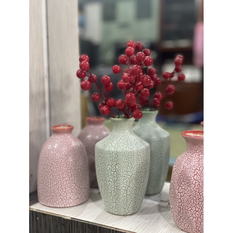 Bình hoa, lọa hoa mini siêu xinh dùng trang trí bàn học, bàn làm việc, decor nhà nhiều kiểu dáng, gốm sứ bát tràng