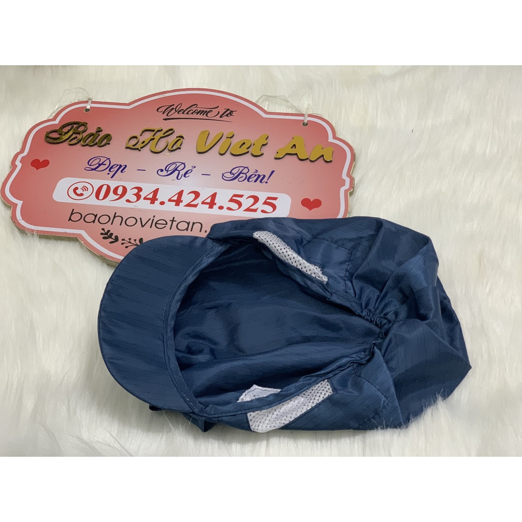 Mũ phòng sạch chống tĩnh điện xanh đen phối lưới