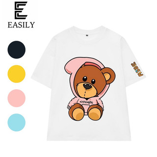 Áo Thun Oversize Gấu Drew Cotton 100% hàng xuất khẩu nam nữ ( Unisex ), Form rộng, thoáng mát