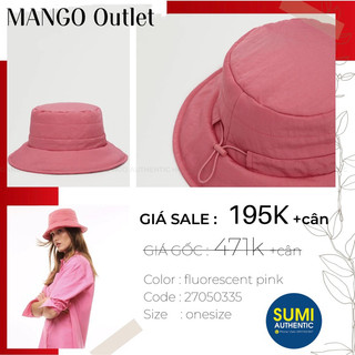 Mũ bucket Mango auth vợt sale