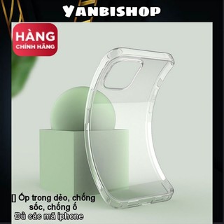 Ốp lưng dẻo trong suốt cho iphone 14 pro max, 14pro, 14plus, 14, 13 pro max, 13 pro, 13, 12 promax, 12 pro, 12, 11 pro