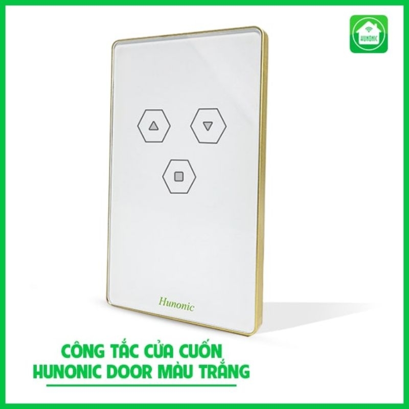 Công Tắc Cửa Cuốn Thông Minh HUNONIC DOOR Màu Trắng