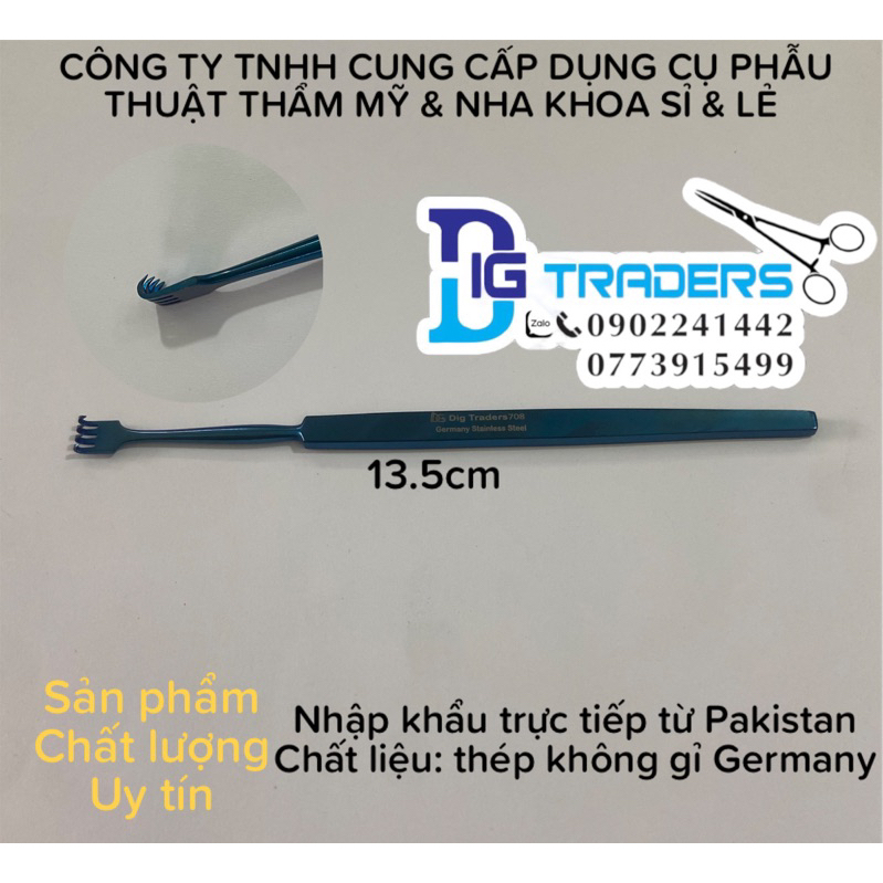 Panh phẫu thuật,thẩm mỹ 4 móc ,banh mí ,lấy mỡ mắt DIG TRADERS Genmany