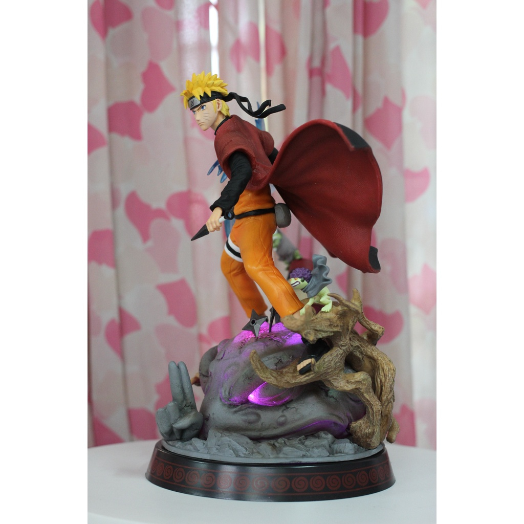 Mô hình Naruto tiên nhân thuật cao 32cm có led - Mô hình Naruto