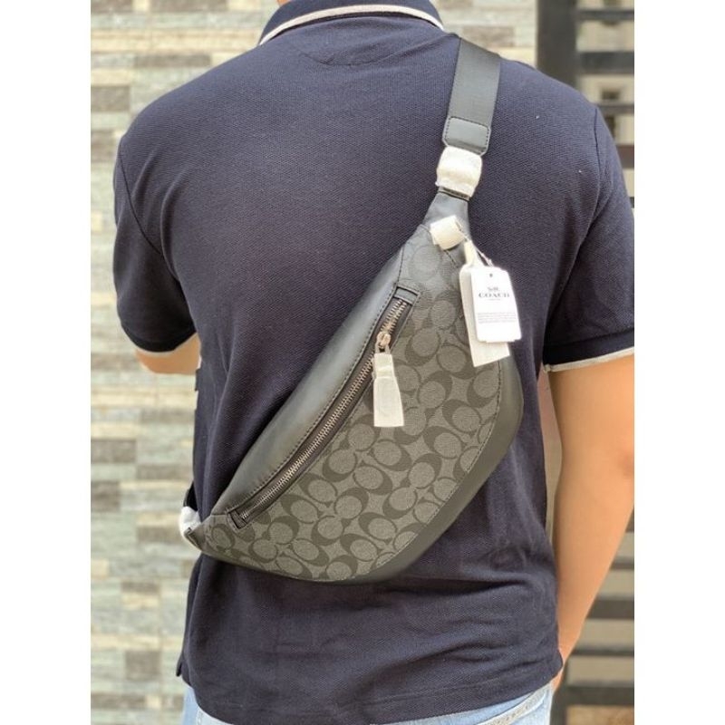 Túi bao tử Coach da thật xịn xò