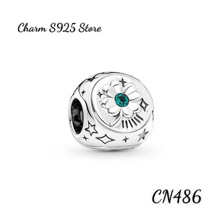 Charm pan ale cỏ 4 lá may mắn mẫu mới bạc s925 cao cấp