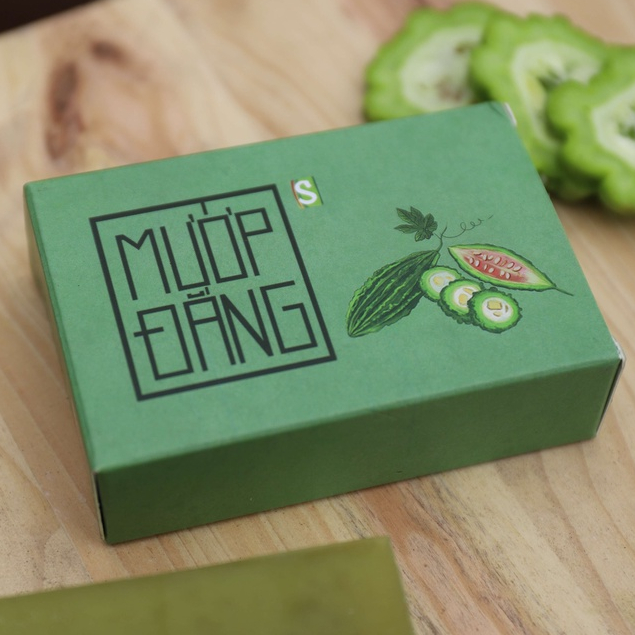 Xà phòng mướp đắng chiết xuât thiên nhiên, xà bông sinh dược diệt khuẩn, sáng da, giải độc tố