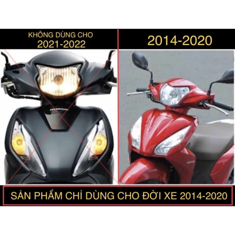 Ốp Trang Trí Xe Vision Carbon 2014-2020, Vision cacbon