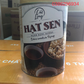 Hạt sen ngâm nước đường cát long 565g
