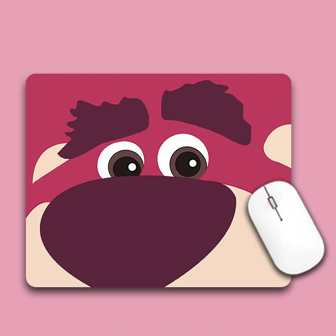 Miếng lót chuột / Bàn di chuột chống trượt hình Gấu Dâu Losto siêu hot - LC Rockcow