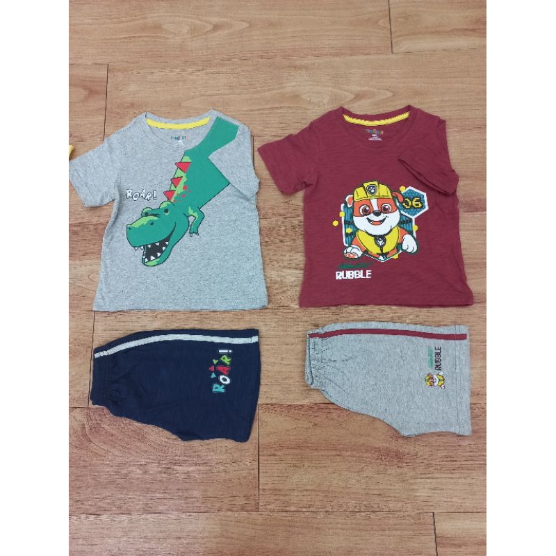 Bộ bé trai cotton mát size đại, VNXK dư xịn