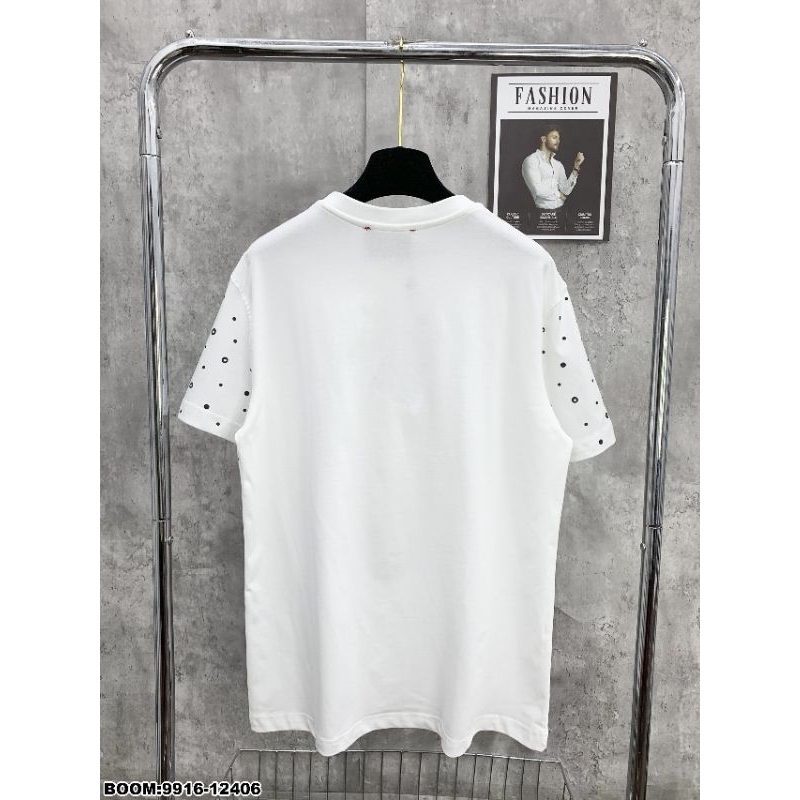 Áo thun cotton 2C thêm hoạ tiết chấm bi siêu xinh,9916