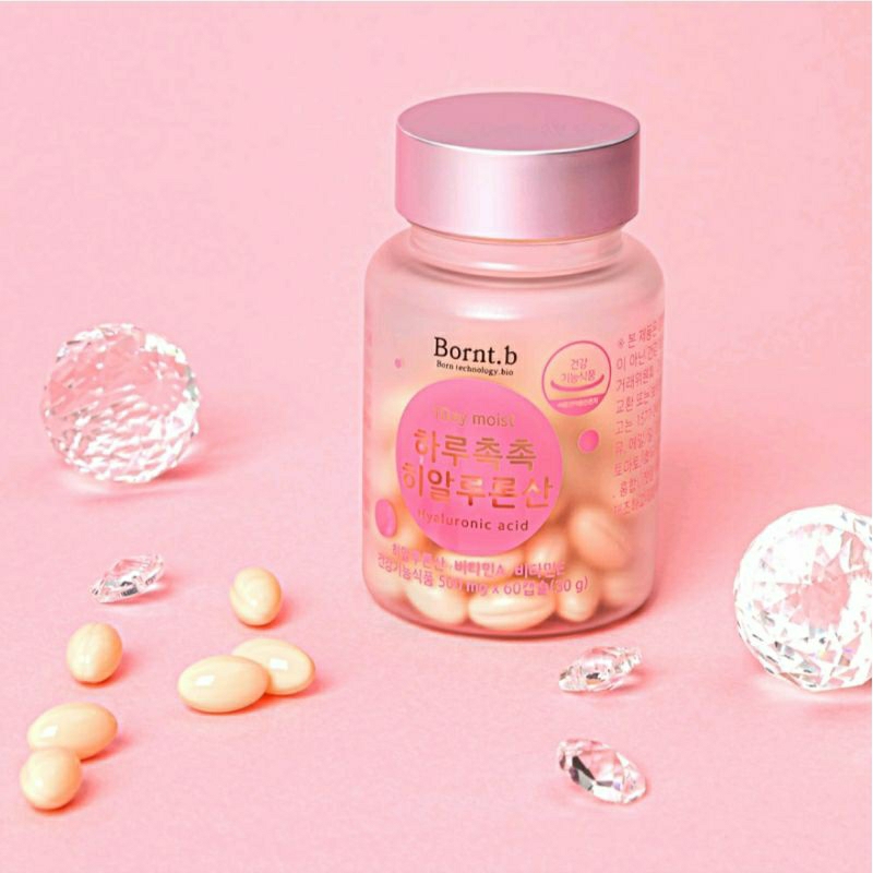 Viên Uống Cấp nước lợi khuẩn căng bóng da Bornt.b 60 viên Hàn Quốc