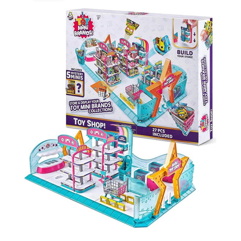 Set Toy Mini Brand gian hàng siêu thị mini