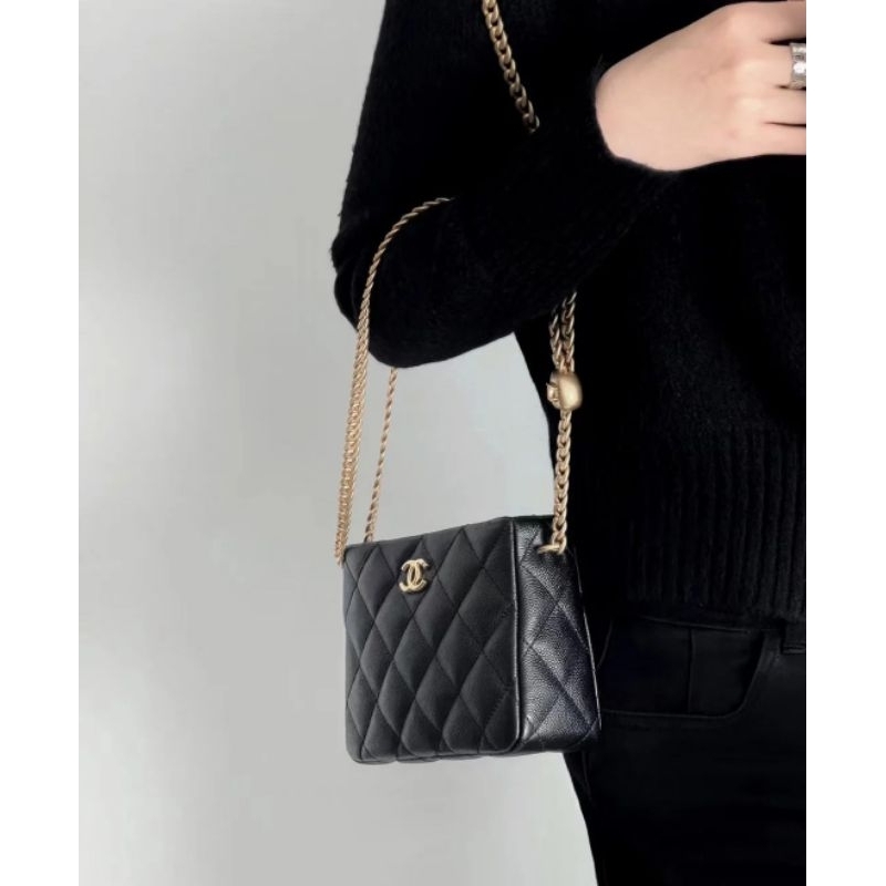 Túi xách nữ C.N HOBO TYM da hạt loại đẹp sz18cm phom xịn cực xinh