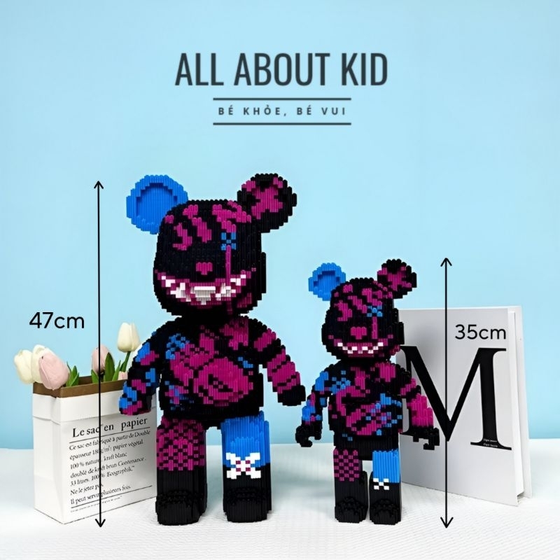 Lắp ráp mô hình Gấu Bạo Lực JinX cỡ lớn 47cm trong Liên Minh Huyền Thoại