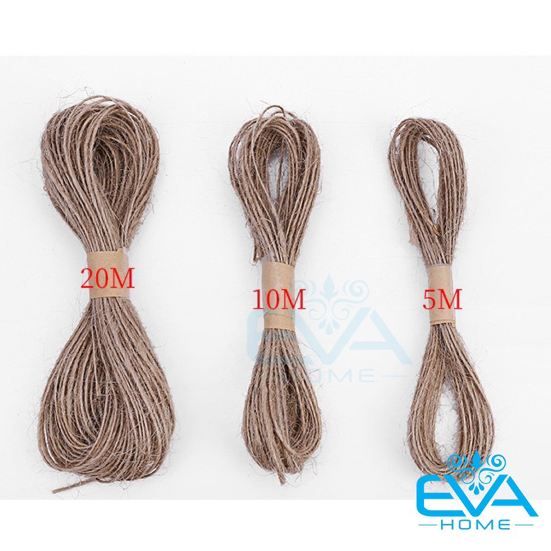 10 Mét Dây Bố Dây Thừng Dây Gai Trang Trí Handmade 2S 1.5mm