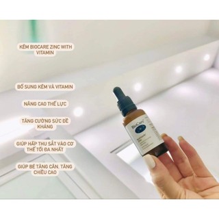 Thanh lý kẽm biocare úc date t6/24