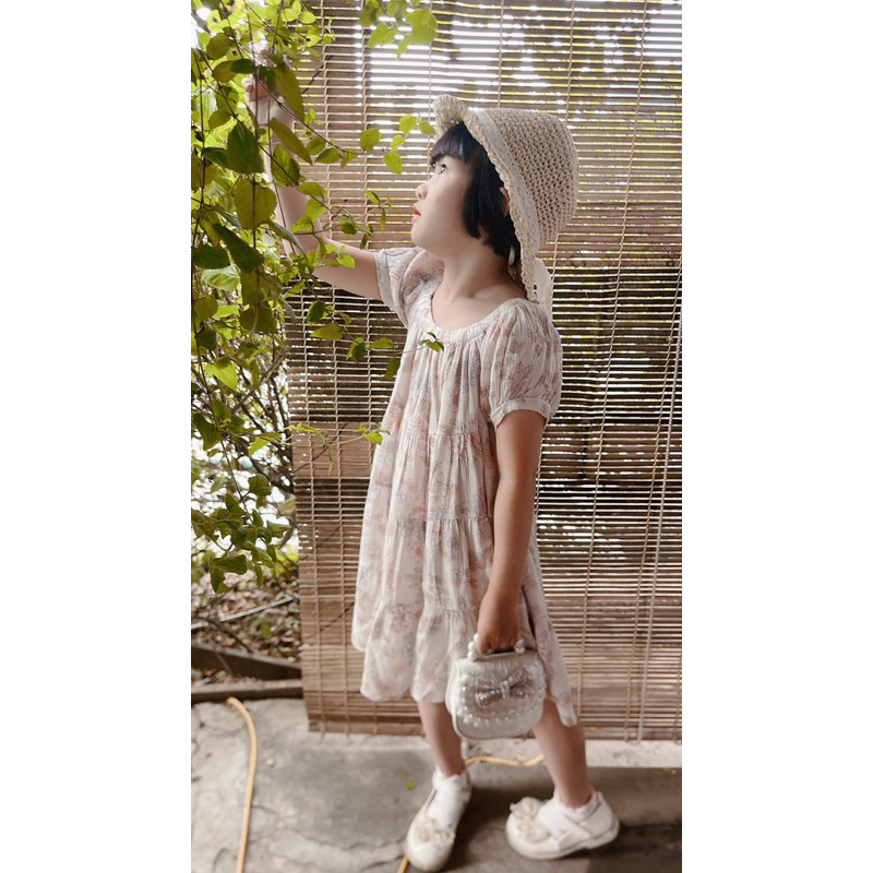 Váy bé gái vải đũi chun bé gái 7-27kg, Đầm Maxi bé gái💕M.C kids
