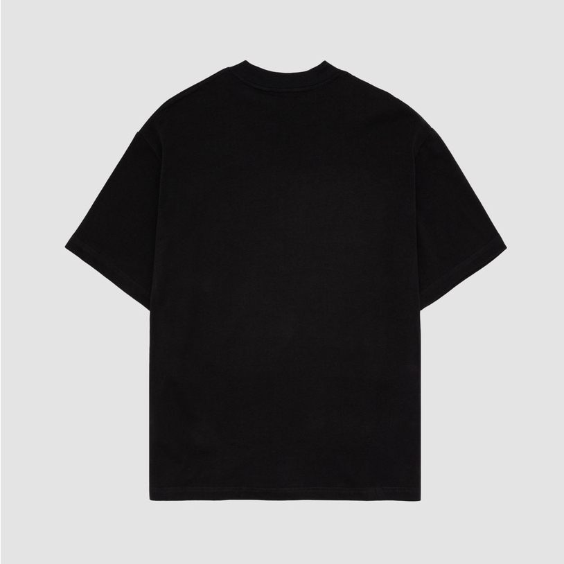 Áo phông ngắn tay dáng relax đen 21ST URBAN LS23 Smoky Always T-shirt