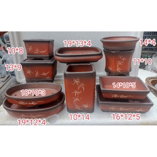 Combo 10 chậu gốm đất nung