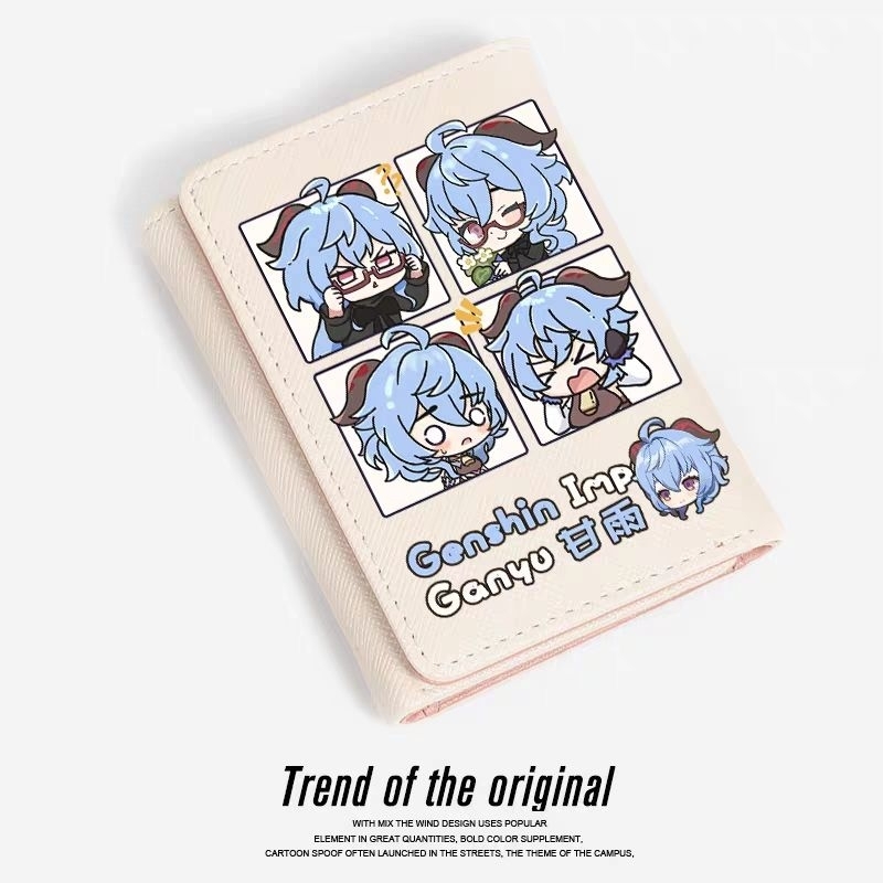 Ví in hình Genshin Impact dễ thương