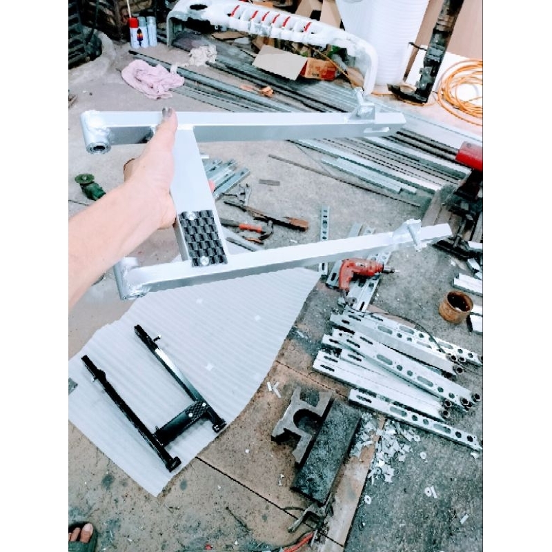 Gắp không phây Wuave nhỏ+Đrim+Cúp, Dài 50cm, Kèm pass tăng sên và óc bắt phuộc nhún