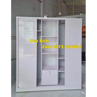 Tủ quần áo nhựa Đài Loan cửa đẩy+freeship(165x180x45)