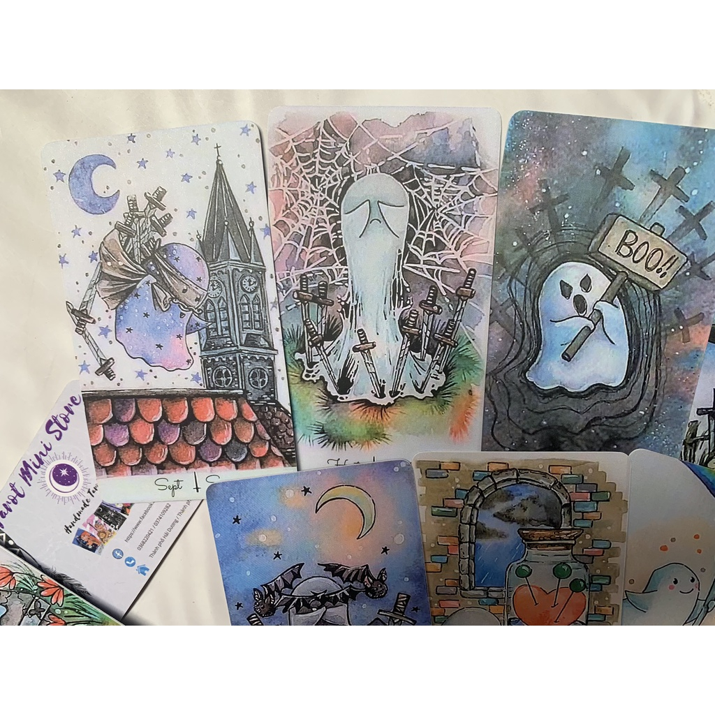 Bộ Bài Boo Tarot Size Gốc 7x12cm Siêu Hiếm