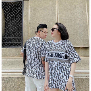 [RẺ VÔ ĐỊCH] Áo Phông Unisex Đì Oh In Kín 2 Mặt Basic Form Rộng Tay Lỡ Dành Cho Nam Nữ HTU