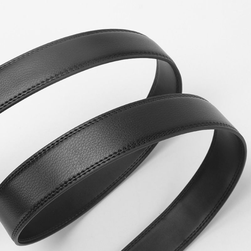 Thắt lưng da thật khóa tự động bản 3.5cm,dây da thay thế dây nịt nam cao cấp không mặt khóa bảo hành 24 tháng
